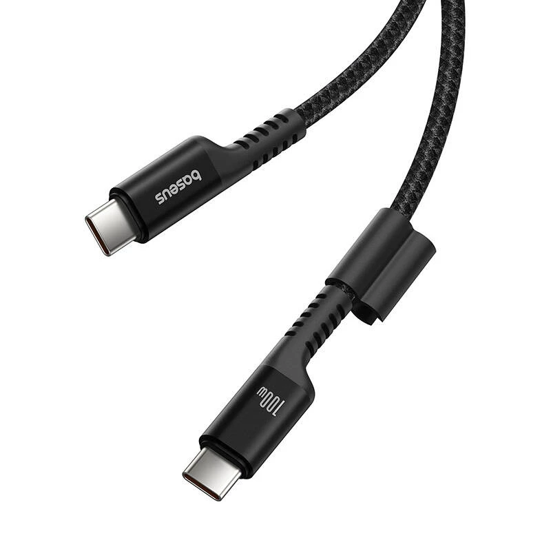 Cavo di ricarica rapida Baseus Fish-Eye USB-C a USB-C 1 m 100 W nero