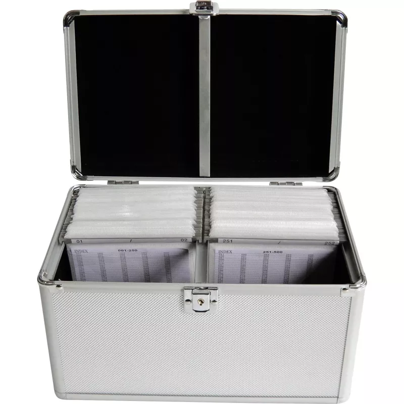 Custodia box MediaRange BOX75 per 200 dischi argento