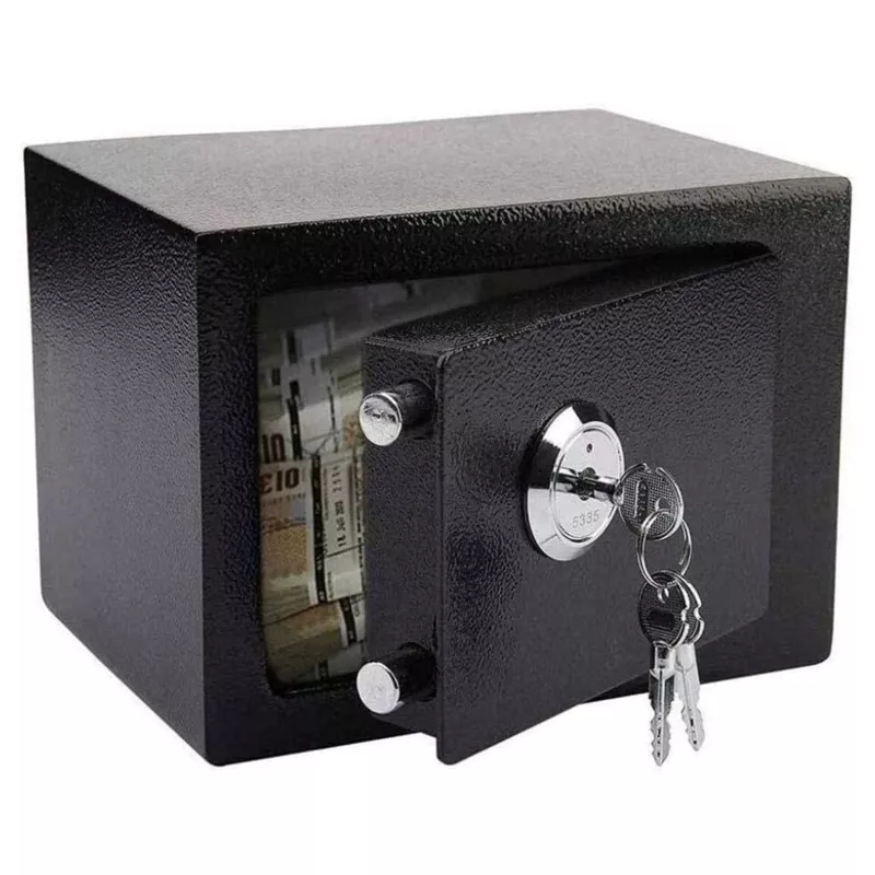 Extralink Home | Home Safe | ufficio, portachiavi cassaforte, cassaforte di sicurezza, nero, S-404