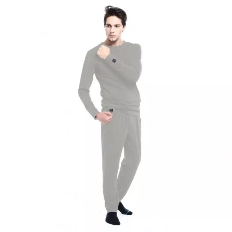 Pantaloni lunghi intimi Glovii GP1GM grigio uomo adulto 6% elastan 94% poliestere