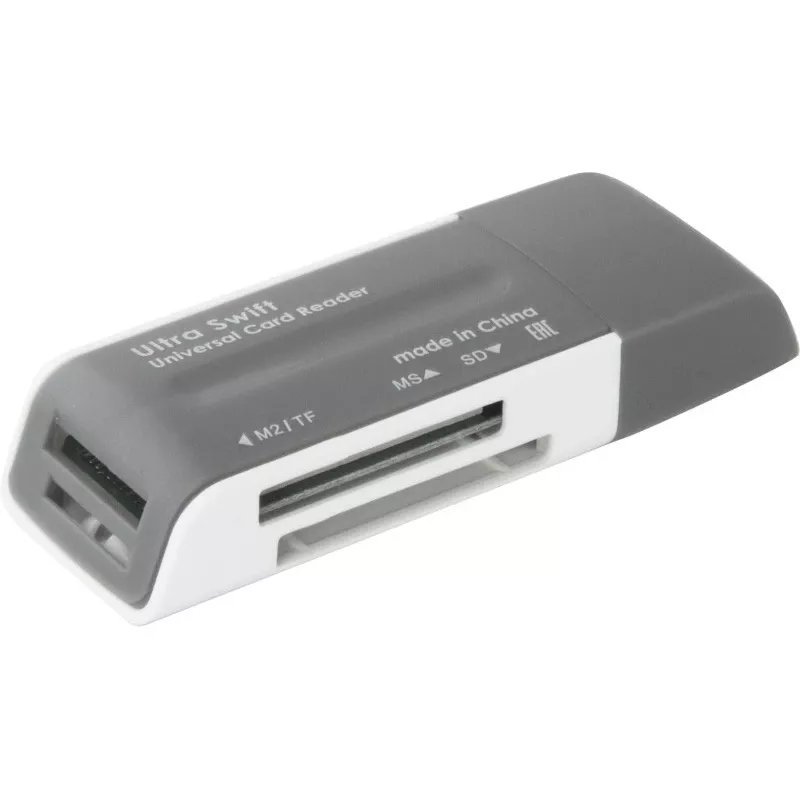 Lettore di schede DEFENDER ULTRA SWIFT USB 2.0 modello 83260 – compatibile con schede SD e microSD
