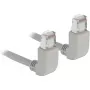 Cavo di rete DeLOCK 83513 RJ-45 Cat6a 0,5 m grigio