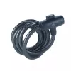 Lucchetto per bici in acciaio 12 mm con chiave - YCK0/12/200/2 nero