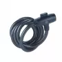 Lucchetto per bici in acciaio 12 mm con chiave - YCK0/12/200/2 nero