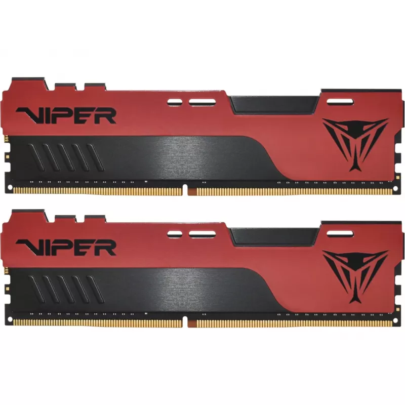 DIMM 32 GB DDR4-3200 (2x 16 GB) Dual-Kit, memoria rosso/nero, PVE2432G320C8K, Viper Elite II, INTEL XMP