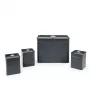 Set contenitori per cucina Salter BW126131EU7 4 pezzi, contenitori ermetici in metallo e plastica
