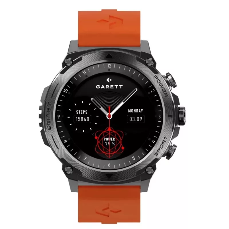 Smartwatch Garett Atom nero Steel
