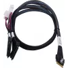 Cavo SAS ADAPTEC Microchip Technology 2305500-R SlimSAS ×8 su 2×2SFF-8639 U.2, 0,8 m, nero