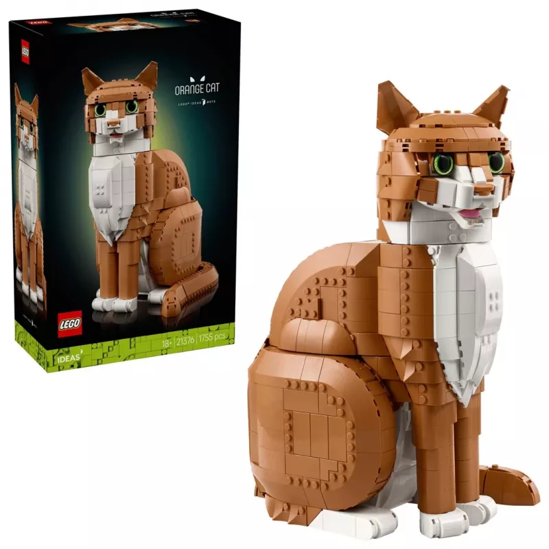 LEGO IDEAS 21376 Gatto arancione