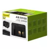 Friggitrice ad aria elettrica Maestro MR-760 – apparecchio da tavolo a doppia struttura, 3,5 L + 6 L, comando touch, 2000–2400 W, nero