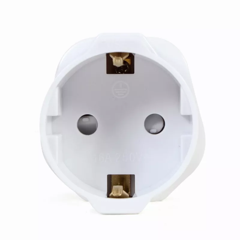 Gembird A-AC-EUFUKM-01 adattatore di rete AC, presa EU Schuko su spina UK, 13 A
