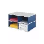 Contenitore per documenti styrodoc duo in polistirene blu - grigio (268-0222.38)