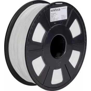 Materiale per stampa 3D Renkforce RF-4511190 acido polilattico (PLA) bianco 1 kg (RF-4511190)