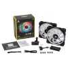 Ventola per case CORSAIR LL140 RGB 140mm ARGB confezione da 2