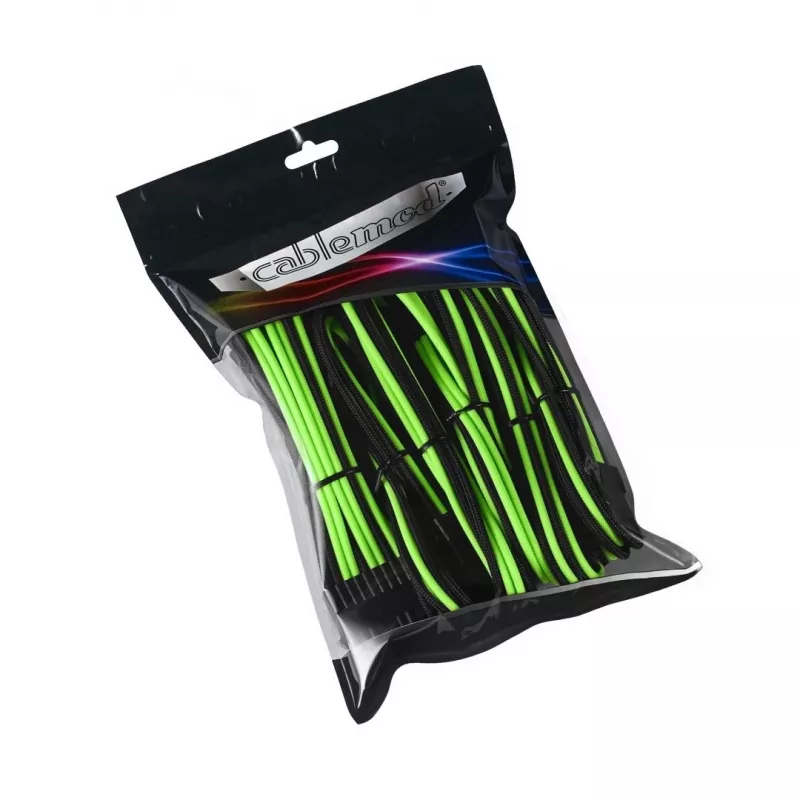 Cavo di alimentazione interno CableMod CM-PCAB-BKIT-NKKLG-3PK-R nero verde