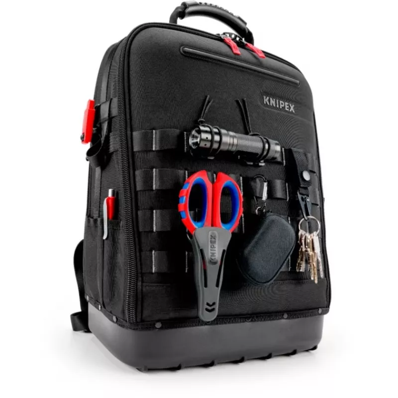 Borsa portautensili Knipex X18 37 tasche nero rosso tessuto plastica