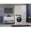 Mobile contenitore da bagno Top e Shop POLA DD BIEL – a parete, struttura bianca, 4 ripiani