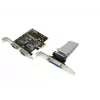 Scheda interfaccia PCIe interna LOGILINK PC0033 con porte seriali e parallele, chipset NetMOS