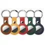 4smarts Set - Custodia per AirTag - Metallo, Pelle sintetica in poliuretano