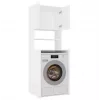 top e shop POLA MULTI armadio per lavanderia per lavatrice - bianco