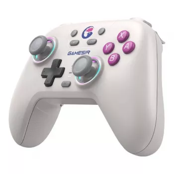 Controller wireless GameSir T4n bianco — Bluetooth, design ergonomico
