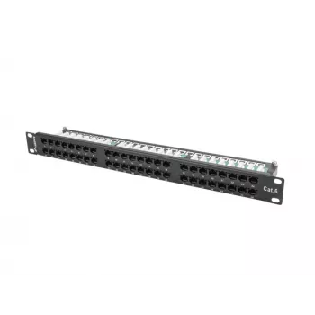 Lanberg PPU6-1048-B - Patch panel - 1U - 19 pollici