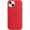 Apple iPhone 14 Custodia in silicone compatibile MagSafe, (PRODUCT)Rosso