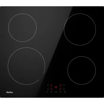 Piano cottura a induzione AMICA PI6501, 4 zone di cottura, comandi touch