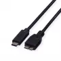 ROLINE - cavo USB - USB Type-C (M) a Micro-USB Type-B (M) - 50 cm - nero (11.02.9005)