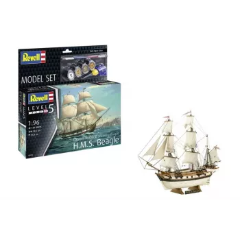 Kit di montaggio in plastica REVELL Revell H.M.S. Beagle — scala non indicata, nave modello da montare