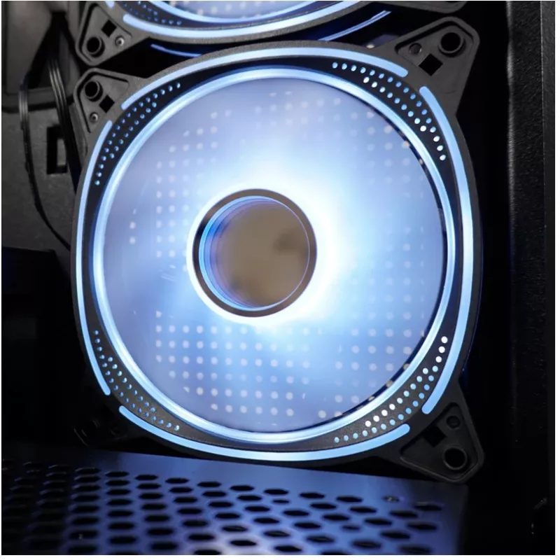 LC-Power Case MidiTower 715B nero USB3.2/Audio senza alimentatore SEAMLESS_X (LC-715B-ON)