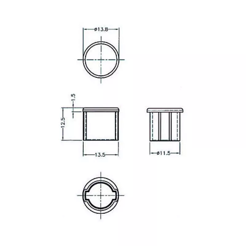 Copertura di sicurezza per presa BNC DeLOCK 64022