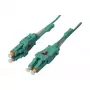Cavo patch fibra ottica 2 fibre 0,5 m LC-LC 50/125µm OM3 Uniboot girevole Push/Pull AD 2 mm - cavo - fibra multimodale (S215540)