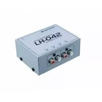 Convertitore phono-line Omnitronic LH-042 con uscita RCA e alimentatore 24V