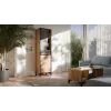 Scaffale Cama Meble OVO 2D libreria 50×38×182,5 cm rovere/cemento