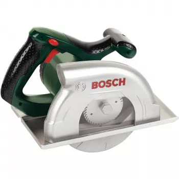 Theo Klein 8421 sega circolare Bosch a batteria con movimento rotatorio, funzioni luce e suono, dimensioni: 23 cm x 16 cm x 14,5 cm, giocattolo per