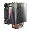 Dissipatore ad aria per CPU SAVIO SAVGCOVORTEXX2ARGB con 4 heatpipe, ventola ARGB 120 mm, nero