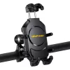 Supporto passivo UleFone Armor Mount Pro per telefoni cellulari — supporto, per bici e monopattino, nero