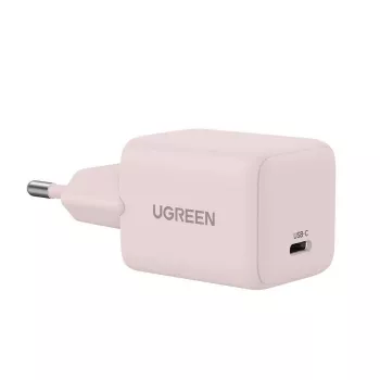 Alimentatore UGREEN X512 20W USB-C ricarica rapida PD, rosa, ingresso 100–240V, 1× USB-C