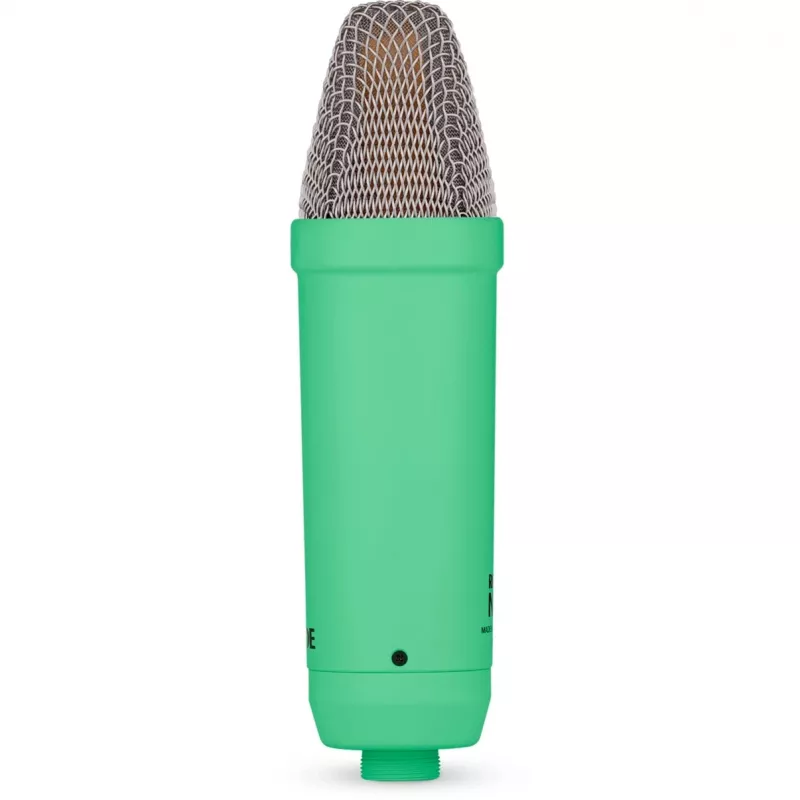 NT1 Signature + cavo XLR + braccio da studio da tavolo, microfono verde chiaro, bundle