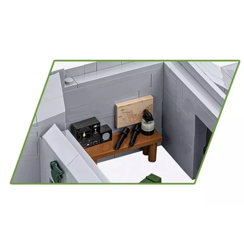 Set da costruzione Cobi Deutscher Bunker Regelbau 667/642 Modello COBI-3136 – set di mattoncini dettagliato