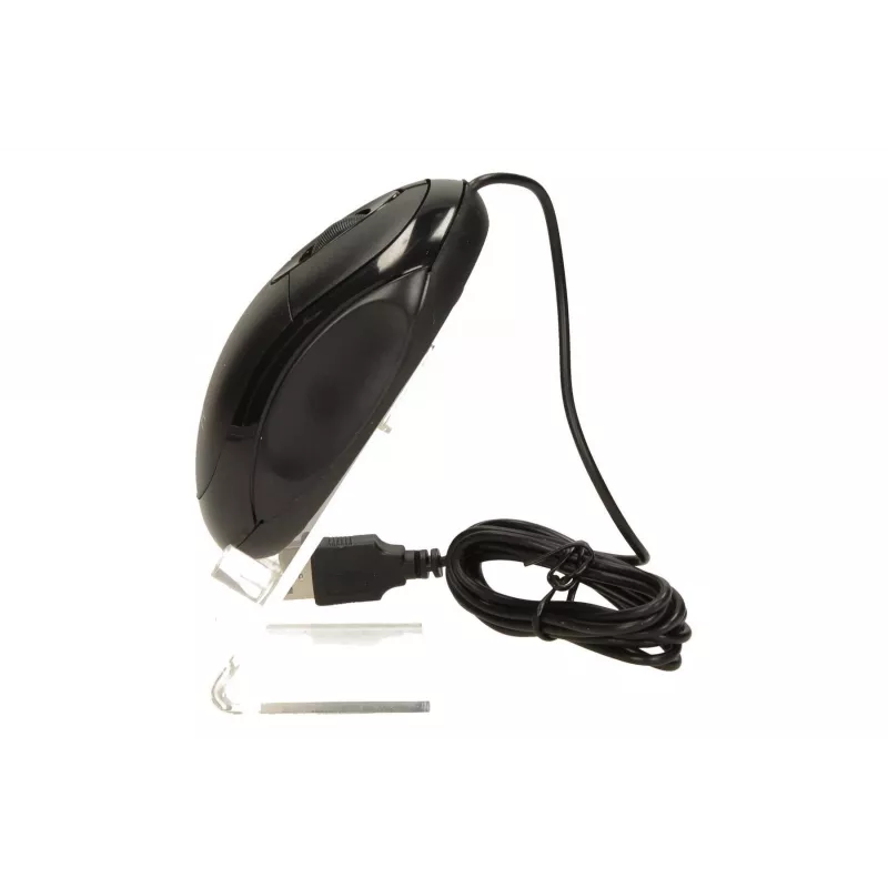 Logic Lm-11 - Mouse - ottico - con filo - USB - nero