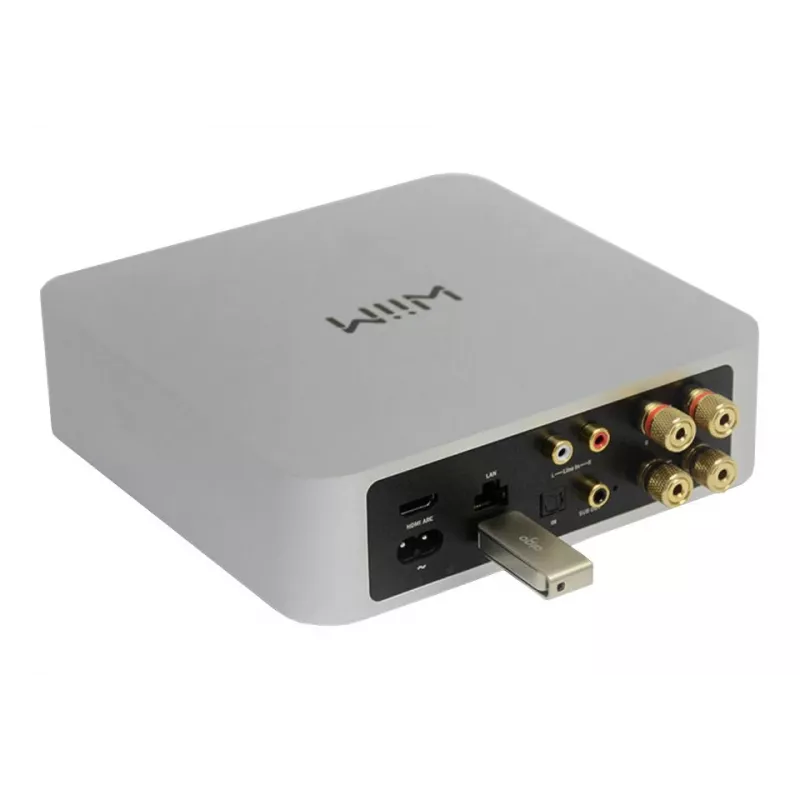 WiiM Amp grigio scuro – amplificatore stereo streaming