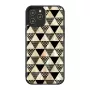 Custodia iKins per Apple iPhone 12 Pro Max — struttura piramidale nera