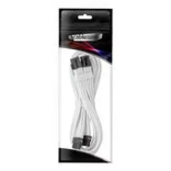 CableMod C-Series Pro ModMesh cavo Bridged-Connection - 8+8-Pin PCIe, bianco, 60 cm