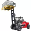 Linde HT160 carrello elevatore con pallet (rosso/nero, incl. 3 casse a griglia)