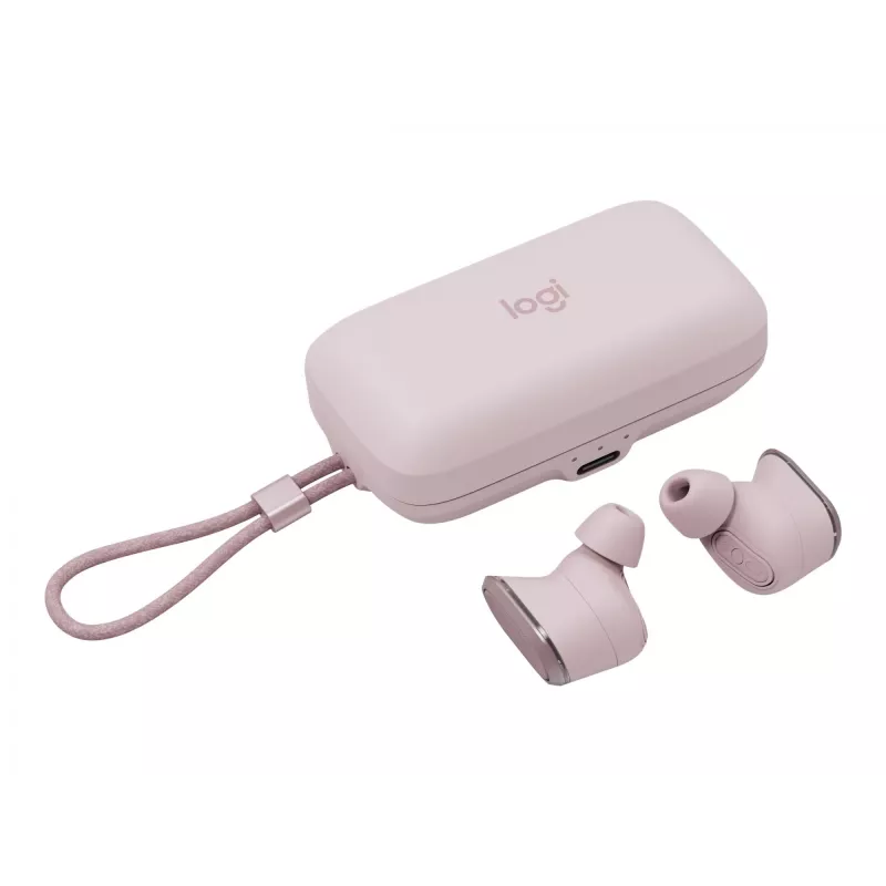 Logitech Zone True Wireless, cuffie in-ear, ANC, rosé, rosa, in-ear, Bluetooth, 985-001090