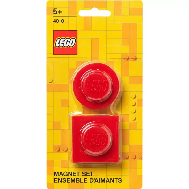 Set calamite di Room Copenhagen, modello 40101730 (rosso) – calamite decorative in stile LEGO