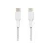 Belkin BOOST CHARGE - cavo USB - USB-C 24 pin (M) a USB-C 24 pin (M) - USB 2.0 - 2 m - bianco