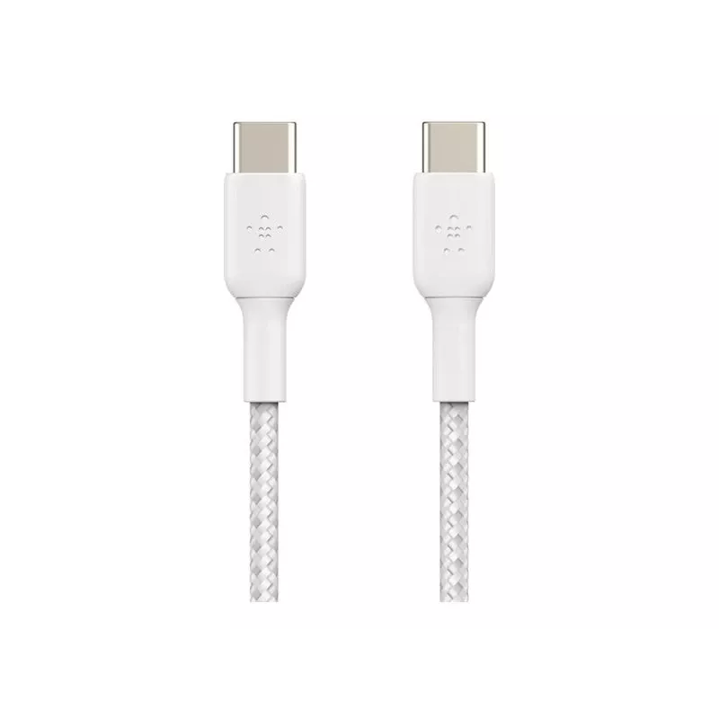 Belkin BOOST CHARGE - cavo USB - USB-C 24 pin (M) a USB-C 24 pin (M) - USB 2.0 - 2 m - bianco